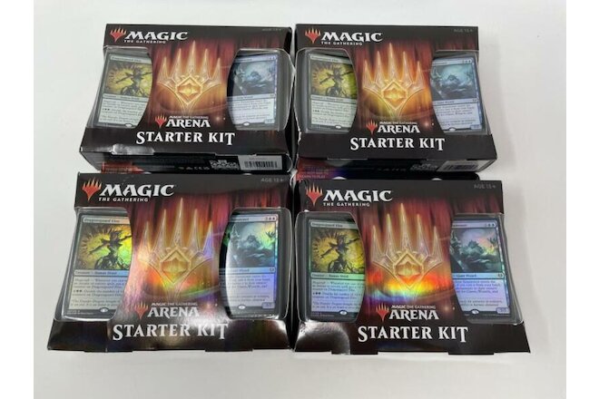 Lot of 4 2021 Factory Sealed MTG Magic the Gathering Arena Starter Kits