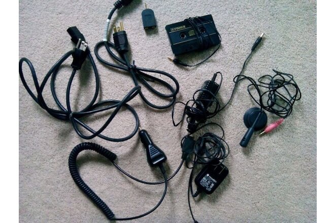 Lot of 8 Vintage Computer/Car Accessories (Chargers/Adapter/Cables/Etc.)
