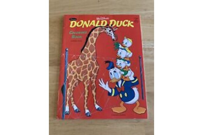 Vintage 1970 Walt Disney’s Donald Duck Coloring Book UNUSED Whitman Rare