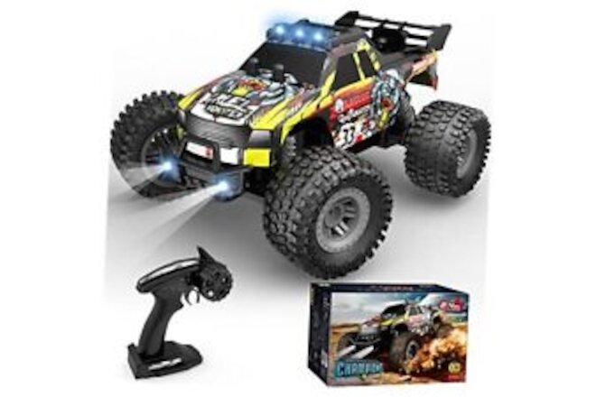 Remote Control Car for Boys & Girls, All Terrain & Off Truck With Flash Led