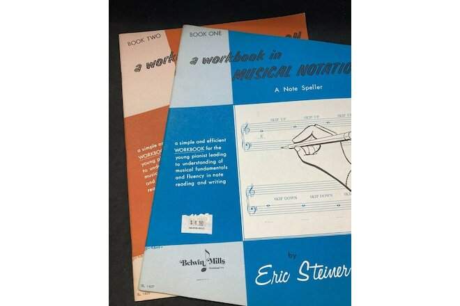 BELWIN A Workbook in Musical Notation: A Note Speller, Books 1-2 #EL01607-8