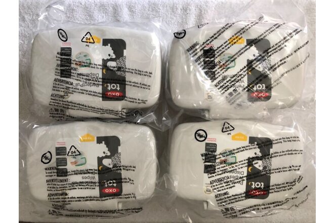 OXO Tot Perfect Pull Wipes Dispenser Pack of 4 Brand New