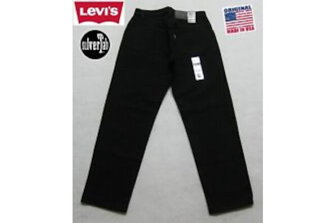 NEW ORIGINAL VINTAGE 1990's LEVI'S SILVERTAB RELAXED FIT DENIM JEANS USA 30x30