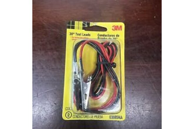 Alligator Test Leads 3M 03885NA 30" , New Sealed In Package