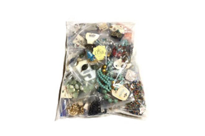 5 LBS Over 50 Pieces New Costume Fashion Jewelry Lot New On Card Or New With Tag
