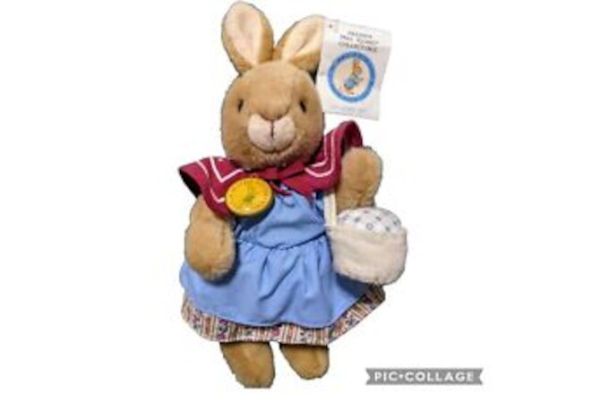 Vintage 1994 Mrs Rabbit Bunny Plush Beatrix Potter Peter Rabbit Eden Gift W/ Tag