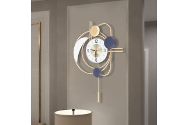 Inspired Modern Wall Clock Nordic Metal Hanging Clocks 3D Mute Design Art Decor