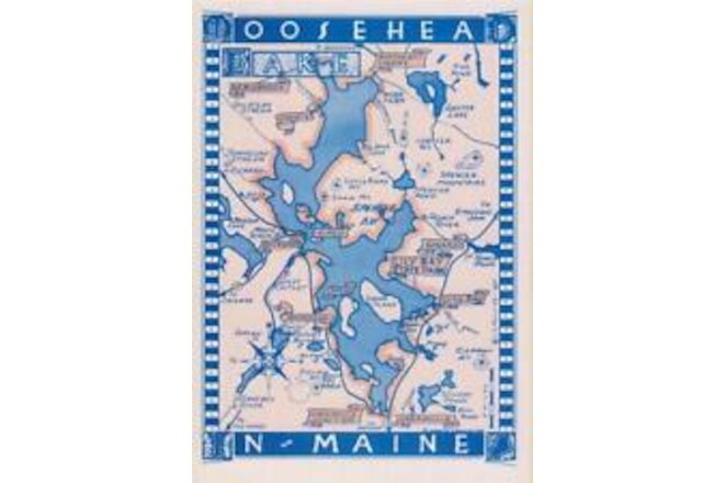Map Poster "Moosehead Lake"