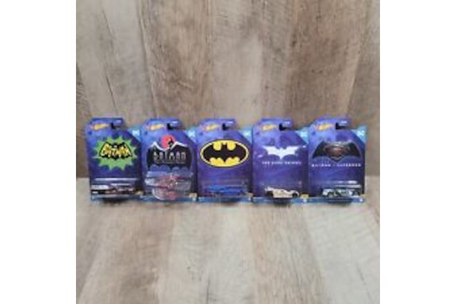 Hot Wheels DC Batman Series 2022 Special Edition Complete Set Of 5 : New HDG89