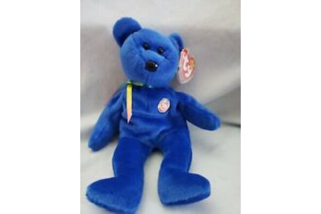 Ty Beanie Babies Clubby 1998 Official Club Bear. New condition. Red Stamp tag.