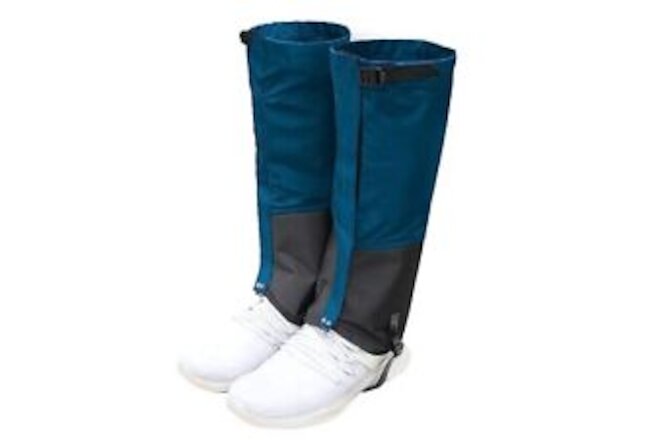  Trimmer Brush Leg Gaiters-Waterproof Leg Guards for Trimming-Adjustable blue