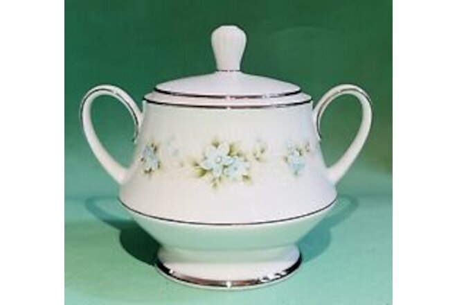 Vtg Noritake Spring Valley Sugar Bowl with Lid with Box, Design #2221, Excellent