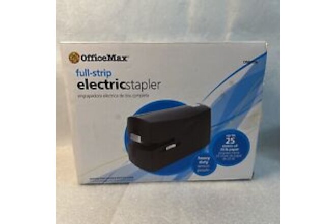 OfficeMax 20 Sheet Full Strip Electric Stapler OM01995 Heavy Duty NEW