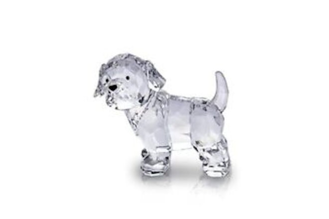 3.25 Inch Clear Lab Puppy Dog Figurines Collectibles Labrador Retriever A Small