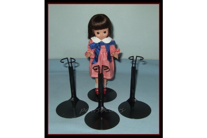 3 BLACK KASIER 8" Betsy McCall Doll Stands for vintage 9" SKIPPER Penny Brite