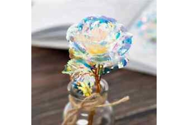 1pc Immortal Golden Roses, A Perfect Gift For Your Love color Blue