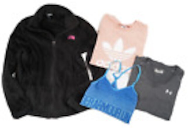 Women's Lot 4 NORTH FACE, ADIDAS & UNDER ARMOUR Jacket +More Clothing Sz M