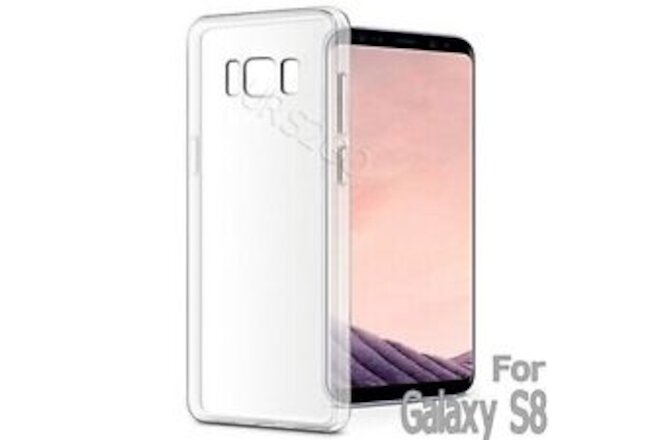 Clear Flexible Slim TPU Gel Protective Case Cover for Samsung Galaxy S8 SM-G950U