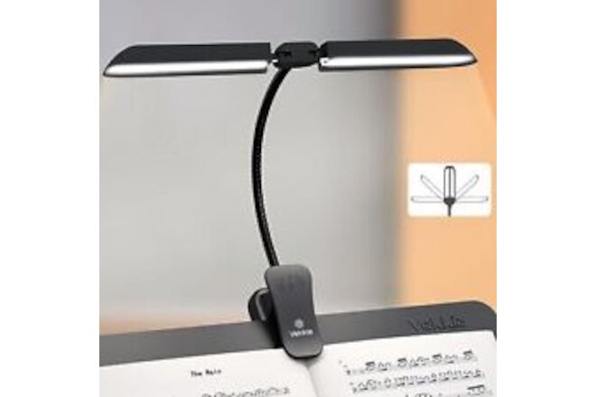 Folding Music Stand Light, Portable 42 Led Rechargeable Super Bright Clip On ...