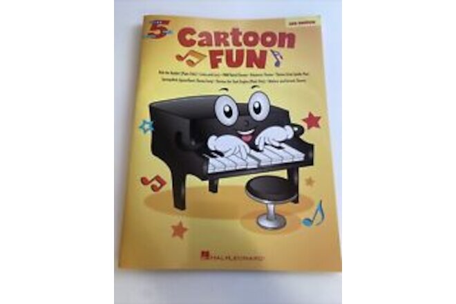 Cartoon Fun 3rd Edition Five Finger Piano Sheet Music Songbook sld