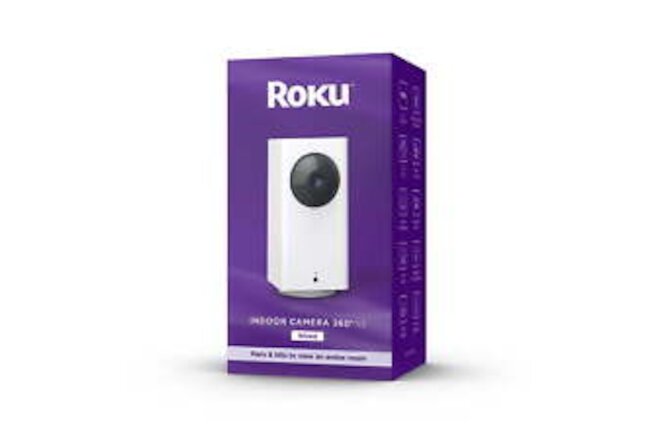 Roku Smart Home Indoor Camera 360° SE Wi-Fi®-Connected - Wired Camera+A