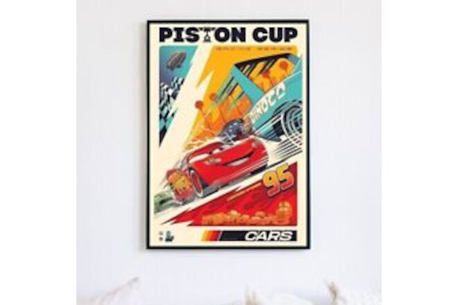 Car Posters, Cartoon posters, Animated Posters, Children's Bedroom Decor, NoFR