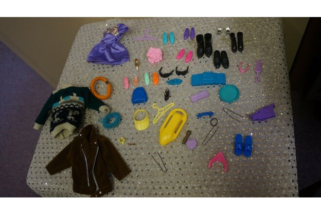 Barbie Clothes-Accessories Lot 15+ Pieces Used Lot 2