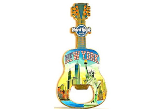 Hard Rock Cafe New York City Tee Guitar Bottle Opener Magnet V20 NEW HRC 672744