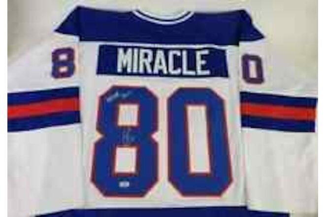 Robert O’Neill Signed 1980 Team USA ‘Miracle’ Hockey Jersey "Never Quit" (PSA)
