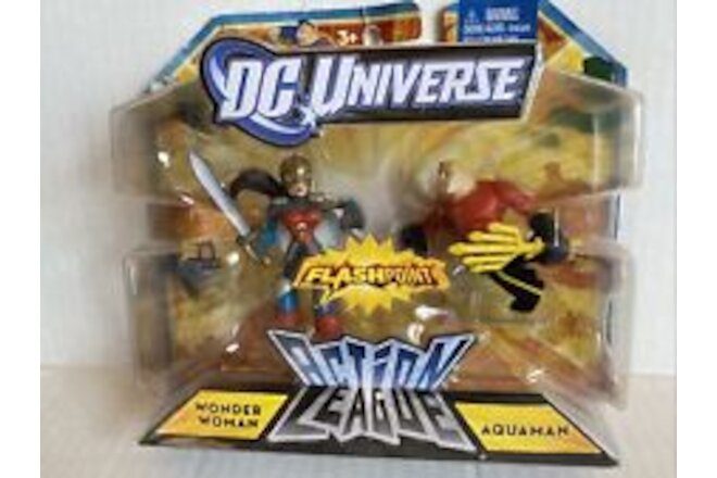 DC Universe Wonder Woman & Aquaman 2" Figures By Mattel