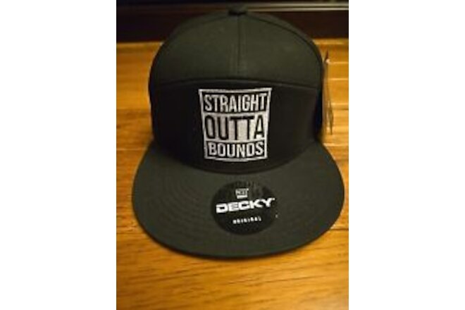 Straight Outta Bounds Decky Original Golf Hat NWT