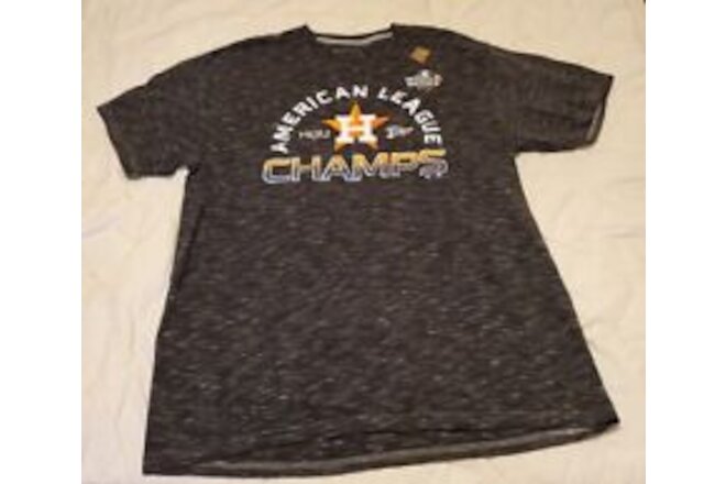 Heather Grey Houston Astros 2019 American League Champion T-Shirt Size - L - NWT
