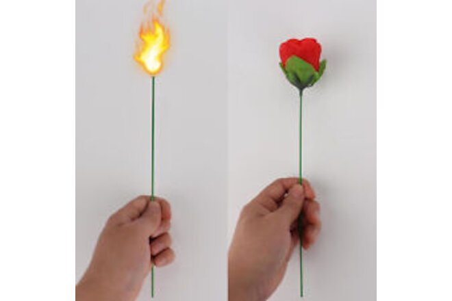 Torch to Rose Fire Magic Trick Flame Appearing Flower