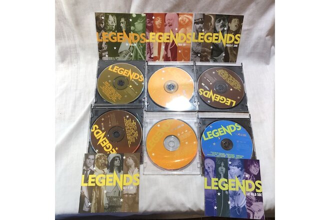 LOT of 6, USED Time Life Music Legends: CD (Time-Life) Six different CDs