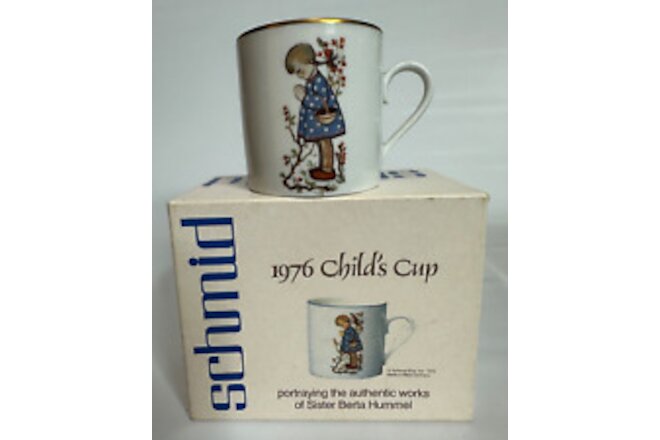 Vintage Schmid Bros Original 1976 Childs Cup Sister Berta Hummel West Germany