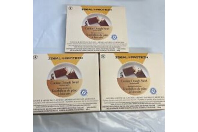Ideal Protein Cookie Dough Swirl bars 3 boxes BB 11/30/2024 FREE Ship