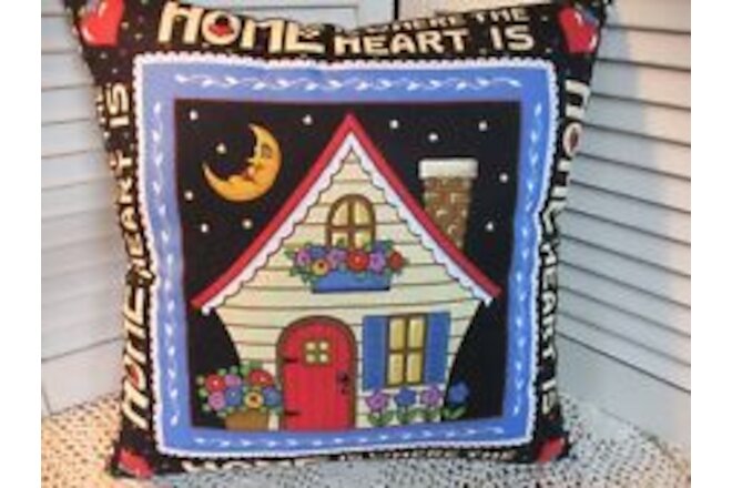 MARY ENGELBREIT HOME IS WHERE THE HEART IS PILLOW