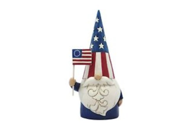 Jim Shore Heartwood Creek Gnomes Around The World American Patriotic Figurine...