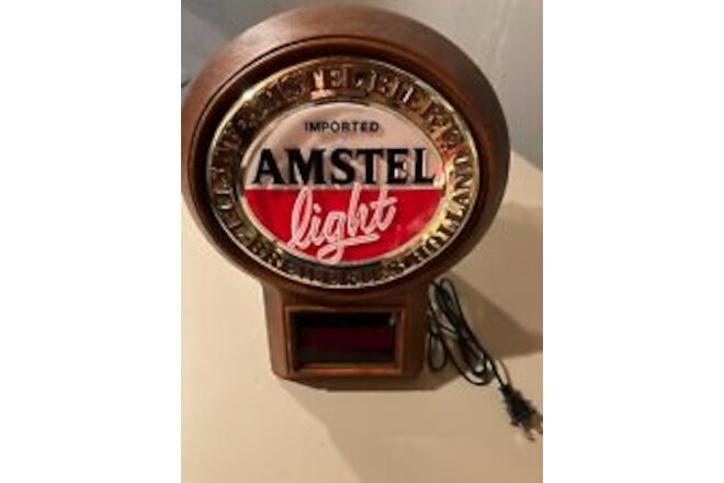 Amstel Light electric clock.  Excellent condition, new in early 1990's