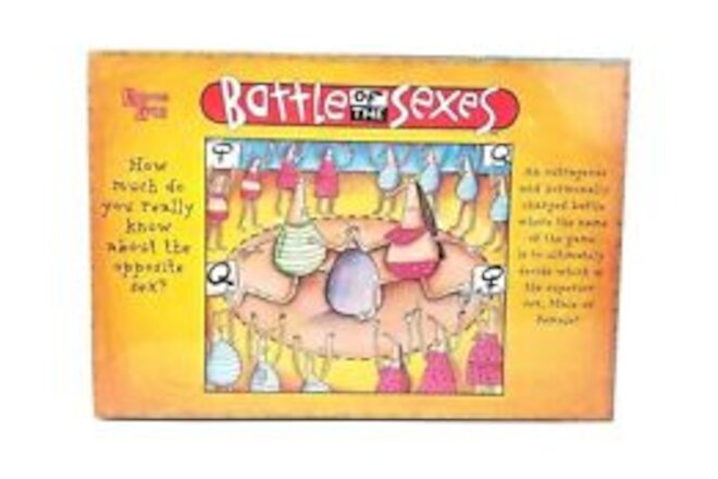 Battle of the Sexes Board Game 1997 Vintage University Games Party NEW SEALED