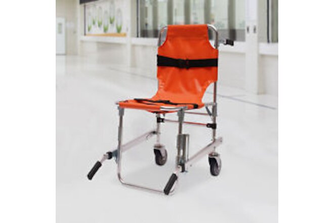 Stair Chair Foldable Transport Wheelchair for Ambulance Firefighter Evacuation