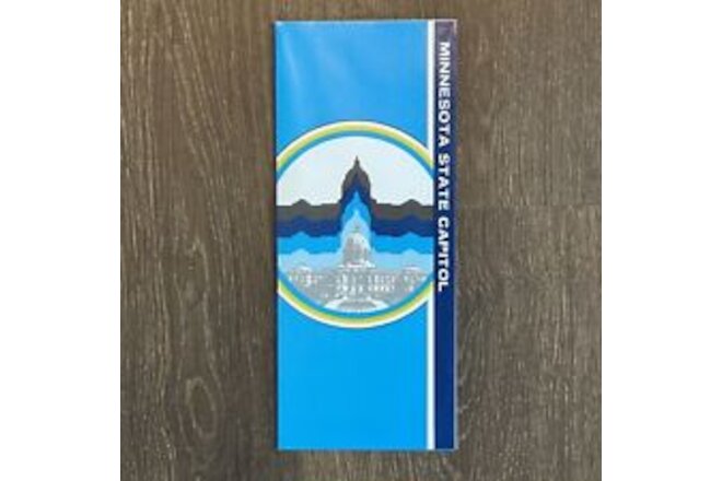 Minnesota State Capitol Brochure pamphlet Travel Tourist Souvenir VTG