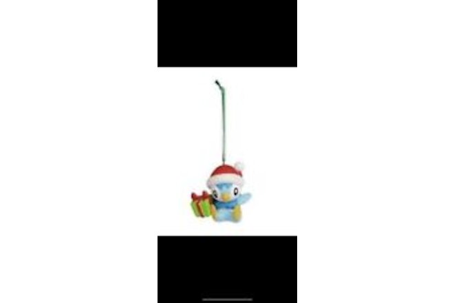 Pokemon Center Piplup Ornament X-Mas Christmas Holiday Penguin Figure Pokeball