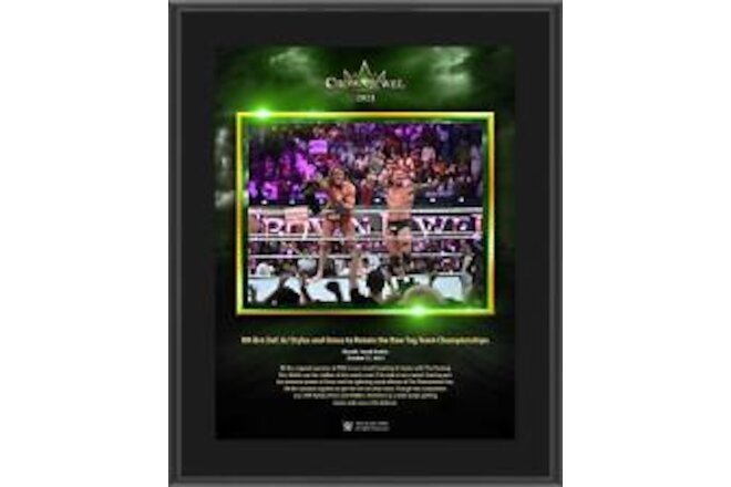 Team RK-Bro World Wrestling Entertainment 10.5" x 13" 2021 Crown