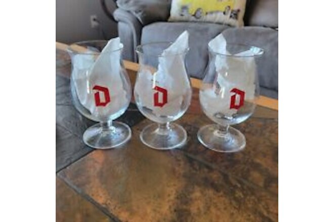 Set of 3 Duvel Belgian Beer Glasses, L'art de la passion, Hard to find