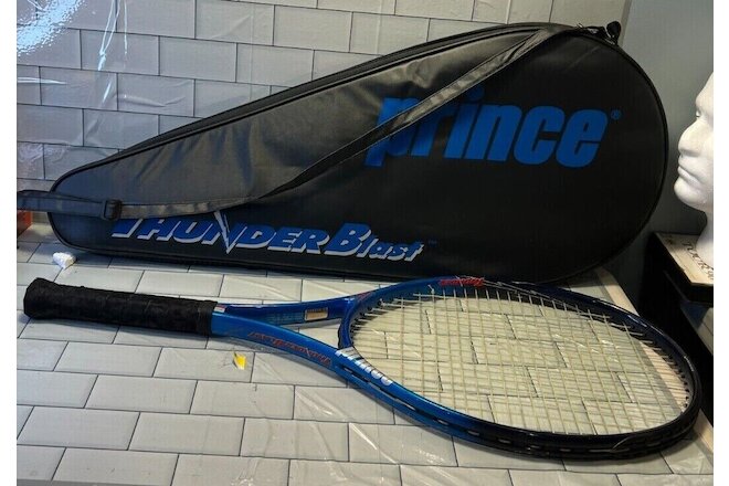 Prince Thunder Blast Oversize OS 107 800 Tennis Racquet 4 1/4 #2 grip Case Strap