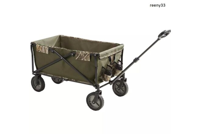 Outdoors Collapsible Folding Sports Multipurpose Wagon Cart with Removable Bed