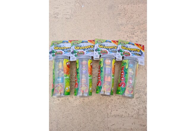 GROSSERY GANG figures set Regular Pack, 4 pcs, Sticky Soda, a lot of 4