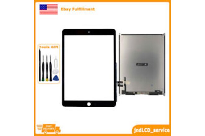 Black For iPad 8 A2429 A2270 A2430 A2428 10.2 LCD Display Digitizer Touch Screen