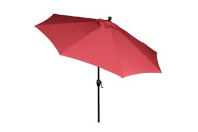 9 Ft Premium Patio Umbrella Summer Days Outside Shade Red Fade-resistant Canopy